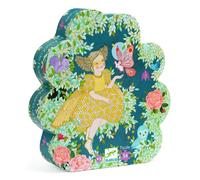 Puzzle El Árbol de Flora de Djeco - 54 piezas con caja decorativa en forma de silueta