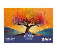 Puzzle El árbol Rojo de Fuego De 1000 Piezas Interesante Rompecabezas para Adultos De 1000 Piezas Obra De Arte Regalo 70x50cm/1000pcs