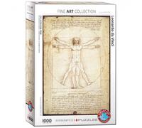 Puzzle - El Hombre Vitruviano De Leonardo Da Vinci - 1000 Piezas
