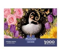 Puzzle El Mundo Secreto del Ballet de Flores De 1000 Piezas Interesante Rompecabezas Hombres Y Mujeres De 1000 Piezas Pintura Hobby 52x38cm/1000pcs