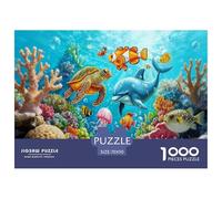 Puzzle El Secreto del Mundo acuático de Coral De 1000 Piezas Animal Rompecabezas Adultos De 1000 Piezas Pintura Hobby 70x50cm/1000pcs