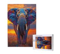 Puzzle Elefante 4000 Piezas Vistoso Grande Rompecabezas Adultos de Madera,Puzzles Juegos Divertidos/Relajantes/Desafiantes para Adultos y Principiantes,Como Regalo para Amigos y Seres Queridos 2T-1333