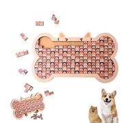 Puzzle en forma de gato, rompecabezas de madera con forma de gatos de color Morandi, rompecabezas de madera con forma de gato único con un marco, rompecabezas creativos para amantes de los gatos