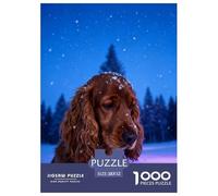 Puzzle English Cocker Spaniel 1000 Piezas - para Adultos Y Niños Puzzle De Bosque de Copos de Nieve, Juego EduGatoivo, Decorativo, Regalo para Hombre 52x38cm/1000pcs