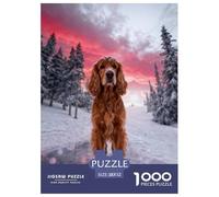 Puzzle English Cocker Spaniel 1000 Piezas - para Adultos Y Niños Puzzle De Bosque de Pinos, Desafío Divertido Y Familiar, Decorativo, Regalo Ideal 52x38cm/1000pcs