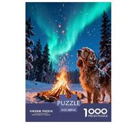 Puzzle English Cocker Spaniel 1000 Piezas - para Adultos Y Niños Puzzle De Fogata Bosque, Desafío Divertido Y Familiar, Decorativo, Regalo Original 52x38cm/1000pcs