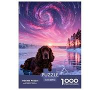 Puzzle English Cocker Spaniel 1000 Piezas - para Adultos Y Niños Puzzle De Lago Nebulosa, Juguete EduGatoivo, Decorativo, Regalo Original 52x38cm/1000pcs