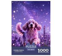 Puzzle English Cocker Spaniel 1000 Piezas - para Adultos Y Niños Rompecabezas De Campo de Lavanda, Desafío Divertido Y Familiar, Arte Decorativo, Regalo Original 52x38cm/1000pcs
