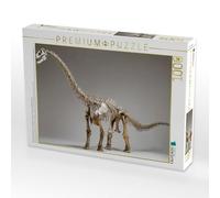 Puzzle · Esqueleto braquiosaurio de Dinosaurio con Cuello Largo y Potente | Cuerpo · Un esqueleto completo del Braquiosaurus con su… · 1000 piezas · Tamaño de la colocación 64 × 48 cm · Puzzle CALVENDO