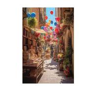 Puzzle Estante para libros Puzzle 6000 Piezas Flor Imposible, Obra de Arte de Juego de Rompecabezas para Adultos, Rompecabezas de Impresión de Alta Definición Multicolor, Regalo Mujer 105x179cm D-1561
