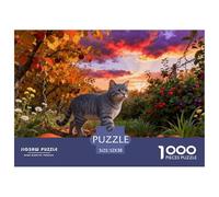 Puzzle Europeo Pelo Corto 1000 Piezas - para Adultos Puzzle De Huerto Otoño, Juego Educativo,Diversión En Familia Decorativo, Regalo Ideal 52x38cm/1000pcs