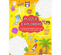 Puzzle Explorers: Fun & Educational Puzzles for Home, School and On-the-Go Learning (Ages 7-10)