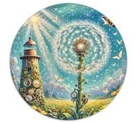 Puzzle Faro 1000 Piezas para Adultos Y Niños Juego Difícil De Cochetón Rompecabezas Faro Diente de León Decorativo Regalo Original 1000pcs (67.5x67.5cm)
