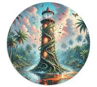 Puzzle Faro 1000 Piezas para Adultos Y Niños Juego Familiar De Cochetón Rompecabezas Faro Selva Decorativo Regalo para Hombre 1000pcs (67.5x67.5cm)