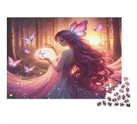 Puzzle Fée Magique Pour Adultes,52x38cm/1000pcs,jeu Éducatif,décoration De La Maison,Style Art fantastique