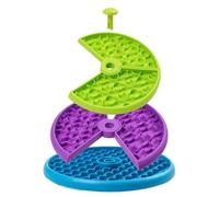 Puzzle Feeder Perro, dispensador de comida para mascotas, juguete interactivo para perros, comida lenta para perros, rompecabezas, reduce el aburrimiento, diseño antideslizante, 26 x 26 x 7,5 cm