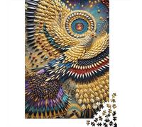 Puzzle Fénix 1000 Piezas para Adultos Juego Desafiante De Madera Rompecabezas Collage de Granos Fénix Decorativo Regalo Ideal 1000pcs (75x50cm)