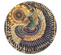 Puzzle Fénix 1000 Piezas para Adultos Juego Relajante de cartón Puzzles Collage Fénix Decorativo Regalo Ideal 1000pcs (67.5x67.5cm)
