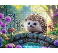 Puzzle Flor Erizo Diseño de Patrones | con Exquisita Caja de Embalaje | Puzzle 3000 Piezas | Piezas Encajan Perfectamente | Letras la Parte Posterior | Rompecabezas Adultos Toda La Familia s7h-914