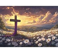Puzzle Flor Puzzle 2000 Piezas Cruz Rompecabezas Adultos Pieza de Madera Juguete Desafiante, Entretenimiento en Familia Rompecabezas, Gigante Imposible Jigsaw para Decoración del Hogar Regalo U-569