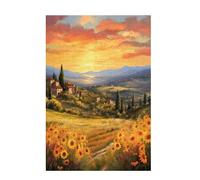 Puzzle Flor Puzzle 3000 Piezas Atardecer Imposible, DIY Obra de Arte de Juego de Rompecabezas para Adultos, Rompecabezas de Impresión de Alta Definición Multicolor, Decoracion Hogar 81x122cm D-1542