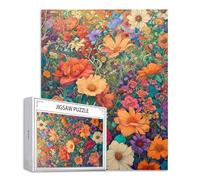 Puzzle Flor Puzzle 3000 Piezas Color Rompecabezas Adultos Pieza de Madera Juegos, Entretenimiento En Familia Rompecabezas Jigsaw para a Partir de 14 Años, Juego De Decoración del Hogar Regalos S-676