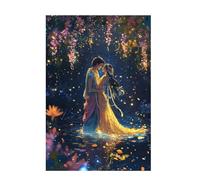 Puzzle Flor Puzzle 5000 Piezas Pareja Imposible, DIY Obra de Arte de Juego de Rompecabezas para Adultos, Rompecabezas de Impresión de Alta Definición Multicolor, Decoracion Hogar 105x156cm D-813