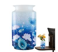 Puzzle Flower Vase, Building Model Kit, Creative Craft Activity, Sturdy Decorative Design, Ideal for Home Decoration and Relaxing Presents for Women and Mothers, 4.53x8.07 Inches