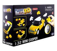 herpa- Mini Cooper Puzzle Fun 3D 80657074-Mini, Amarillo (80657074)