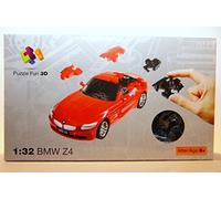 herpa- BMW Puzzle Fun 3D 80657080-BMW Z4, Rojo (80657080)