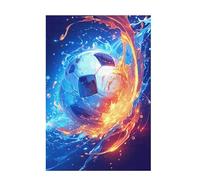 Puzzle Fútbol Americano Puzzle 500 Piezas Abstracto Imposible, Obra de Arte de Juego de Rompecabezas para Adultos, Rompecabezas de Impresión de Alta Definición Multicolor, Regalo Mujer 52x38cm D-1285