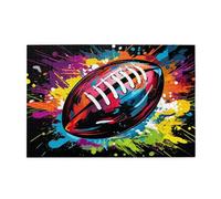 Puzzle Fútbol Americano Puzzle 5000 Piezas Color Imposible, DIY Obra de Arte de Juego de Rompecabezas para Adultos, Rompecabezas de Alta Definición Multicolor, Regalo Decoracion Hogar 105x156cm E-540