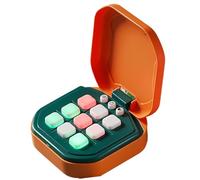 Puzzle Game, Console Game, Brain-Training Handheld Fun Light-Up Memory Booster Cognitive Challenge Multi-Game Travel-Ready, Educational Toy for Birthday & Kids 4.13x3.86x1.77inches