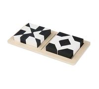 Puzzle Games - Cubo de Preescolar, Azulejos para niños, Color y Negro, Juguete para el Aprendizaje temprano, Actividades de Desarrollo para niñas de 3 años, Idea de Regalo Educativo