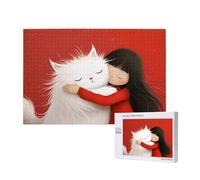 Puzzle Gato 4000 Piezas Ángel Grande Rompecabezas Adultos de Madera, Puzzles Juegos Divertidos/Relajantes/Desafiantes para Adultos y Principiantes, como Regalo para Amigos y Seres Queridos 2T-547