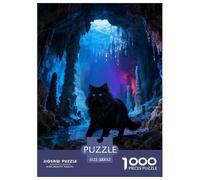 Puzzle Gato Angora 1000 Piezas - para Adultos Puzzles De Cueva, Desafío Mental Y Juego Complejo, Decorativo, Regalo Original 52x38cm/1000pcs