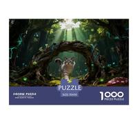Puzzle Gato Chartreux 1000 Piezas - para Adultos Puzzle De Enchanted Bosque, Juego Divertido E Instructivo, Decorativo, Regalo Original 70x50cm/1000pcs