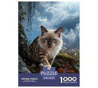 Puzzle Gato Egipcio 1000 Piezas - para Adultos Puzzles De Tronco Árbol, Anti Estrés, Relajarse Arte Decorativo, 70x50cm/1000pcs