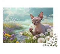 Puzzle Gato Esfinge 1000 Piezas - para Adultos Y Niños Puzzles, Divertido, Desafiante E Instructivo Arte Decorativo, Regalo Original 70x50cm/1000pcs