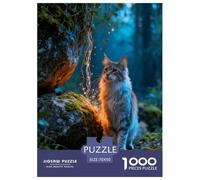 Puzzle Gato Maine Coon 1000 Piezas - para Adultos Y Niños Rompecabezas De Musgo de Roca Gigante, Desafío Divertido Y Familiar, Decorativo, Regalo Original 70x50cm/1000pcs