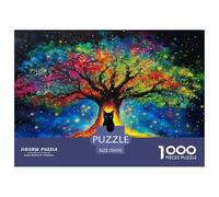 Puzzle Gato Negro 1000 Piezas - para Adultos Rompecabezas De Árbol de la Vida, Desafío Mental Y Juego Complejo, Arte Decorativo, Regalo Original 70x50cm/1000pcs