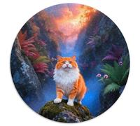 Puzzle Gato Pelo Corto 1000 Piezas - para Adultos Y Niños Puzzles De Cañón, Juego Educativo Y Juego Familiar Decorativo, Regalo Original 1000pcs (67.5x67.5cm)