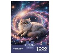 Puzzle Gato Persa De 1000 Piezas para Adultos, Puzzle Nebulosa cósmica Adultos, Juego Didáctico Productos Lúdicos Creativos 70x50cm/1000pcs