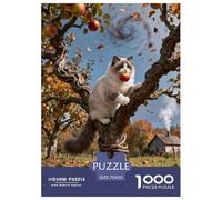 Puzzle Gato Ragdoll 1000 Piezas - para Adultos Puzzles De Huerto, Juego Familiar, Arte Decorativo, Regalo Original 70x50cm/1000pcs