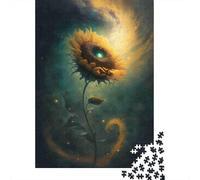 Puzzle Girasol cósmico De 1000 Piezas Interesante Rompecabezas Hombres Y Mujeres De 1000 Piezas Juego Regalo 52x38cm/1000pcs