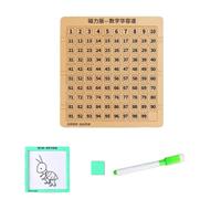 Puzzle Glissant Numérique, Jeu Magnétique Numérique 1-99 avec Apprentissage Mathématique - Tableau à Dessin pour Stylo | pour Garçons, Filles, Adolescents, Pâques, Voyage, Noël, Apprentissage et