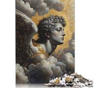 Puzzle Gold X Angel in The Clouds per adulti, 1000 pezzi, Puzzle di Carta per adulti e adolescenti, giocattoli per la decorazione Della casa, 38x26 cm/1000 pezzi