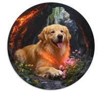 Puzzle Golden Retriever 1000 Piezas - para Adultos Y Niños Puzzles De Túnel Roca, Divertido, Desafiante E Instructivo Decorativo, Regalo Original 1000pcs (67.5x67.5cm)
