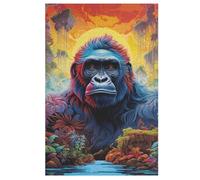 Puzzle gorila 1000 piezas para adolescentes rompecabezas creativo de madera juguete juego familiar dificultad desafío 78×53cm