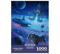 Puzzle Guepardo 1000 Piezas para Avanzados Juego Difícil De Cartón Rompecabezas Guepardo Espacio Exterior Decorativo Regalo para Hombre 70x50cm/1000pcs